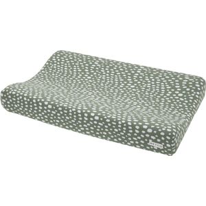 Meyco Baby Cheetah aankleedkussenhoes - forest green - 50x70cm