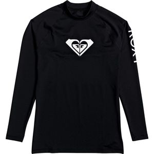 Roxy - UV Rashguard voor meisjes - Whole Hearted - Longsleeve - Antraciet - maat 92cm