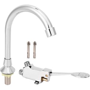 Foot Pedal Faucet, Basin Faucet Set Medicine Foot Pedal Basin Water Tap Foot Pedal Faucet for Bathroom: