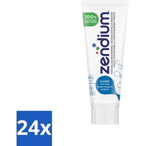 24 x Zendium Tandpasta Classic 75 ml - Tandpasta - Zendium - Natuurlijke Enzymen - Fluoride - Tandvlees