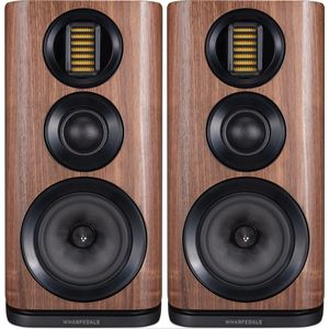 Wharfedale EVO 4.2 – Boekenplankluidsprekers - Kevlar basweergave - AMT tweeters – Walnoot (per paar - 2 stuks)