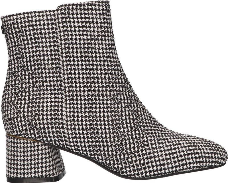 La Strada - Enkellaars - Zwart/Wit Patroon - Dames