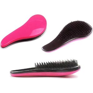 Antiklit Haarborstel Mini | Hairbrush | Roze | Travelsize | Teezer brush | Anti klit hairbrush | Beschermt haar | Pijnloos | Reisformaat | Geschikt voor nat en droog haar