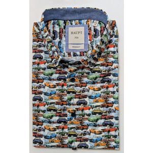 Haupt designshirt modern fit korte mouw oldtimers