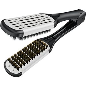 Hairstraightening Brush met Borstelharen - Haarstyling Tool voor Steil en Glanzend Haar