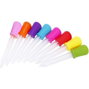 Pipetflesjes voor Zoetigheid Voederen - 8 Stuks (8 Kleuren)