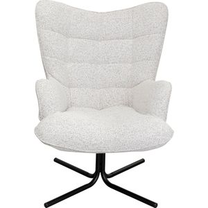 Kare Design - Oscar - Draaifauteuil - Grijs - Draaibaar - 180°