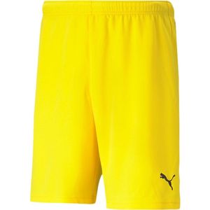 Puma Teamrise Short Kinderen - Geel | Maat: 128