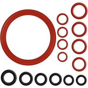 Afdichting onderhoudsset O-ringen, 15 stuks siliconen O-ring afdichting voor Philips Saeco Gaggia Spidem, Philips latte go afdichtringen voor supportventiel stoomventiel