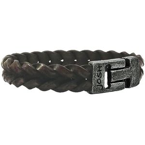 JOSH Heren Leren Armband Cognac | 24728-BRA