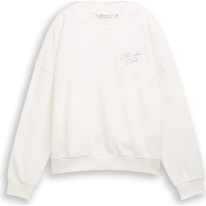 Tom Tailor Denim - Sweatshirt - Offwhite - Met Ribboorden