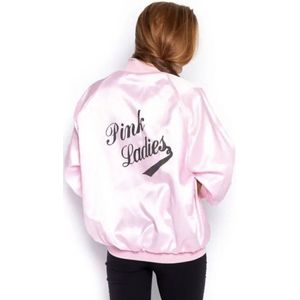 Pink Ladies Satin Jacket