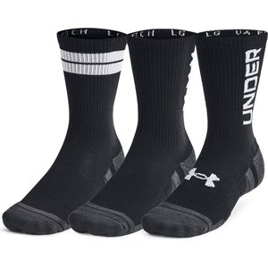 Under Armour UA Perf Tech Nov 3pk Crew, zwart/wit, Medium