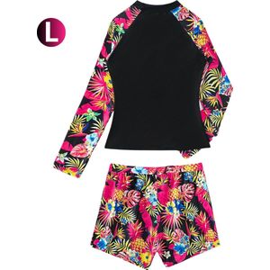 Livano Rash Guard - Surf Shirt - Zwemkleding - UV Beschermende Kleding - Voor Zwemmen - Surfen - Duiken - Roze - Maat S