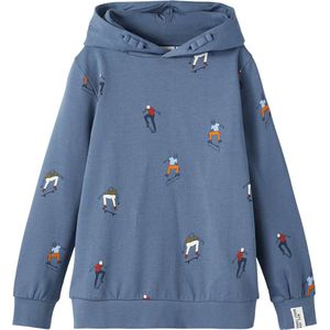 Name it sweater jongens - blauw - NKMlikkel - maat 122/128