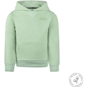 Koko Noko - Bio Cotton - Sweater met capuchon - Jongens - Faded green - Maat 92