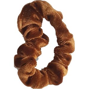 Scrunchie fluweel velours stof - haarwokkel - haarelastiek - voor meisjes, vrouwen