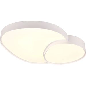 TRIO RISE - Plafondlamp - Wit mat - incl. 1x SMD 45W - Geintergreerde dimmer - Memory functie - Lichtkleur instelbaar