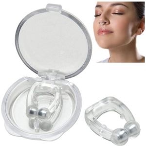 Anti-snurk - Neus Clipjes - Siliconen - 2 Stuks - Met Bewaardoosjes