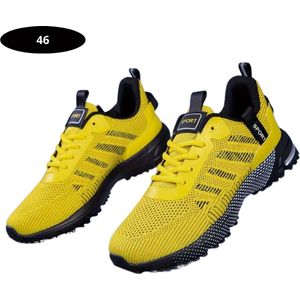 Livano Tennisschoenen - Heren - Dames - Tenniskleding - Indoor - Outdoor - Geel - Maat 40