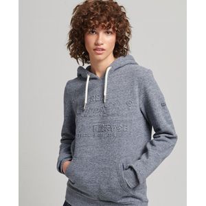 Superdry Dames Trui Vintage Logo hoodie met reliëf