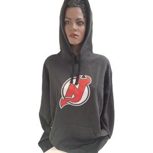 NEW YERSEY DEVILS -HOOD -BLACK - XL