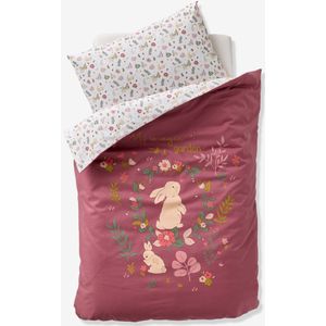 Vertbaudet Bedset voor baby's met dekbedovertrek + kussensloop LAPIN ENCHANTÉ