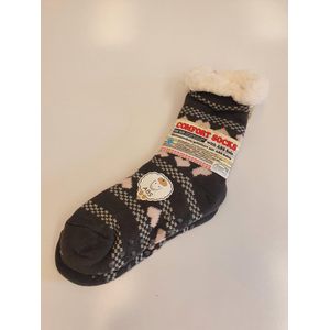 wintersok met fleece voering en anti-slip - sinterklaas - kerst
