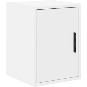 vidaXL - Garagewandkast - bewerkt - hout - wit