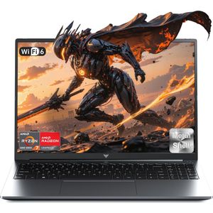 ACEMAGIC 16.1"" Gaming Laptop - Ryzen 7 7735HS Processor - Tot 4,75 GHz - 16GB DDR5 RAM 512GB SSD - Radeon 680M GPU - Windows 11 Pro - Grijs