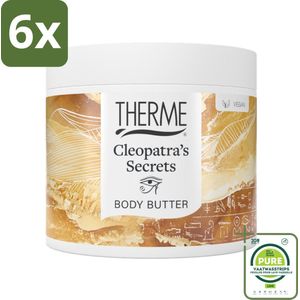 Therme - Cleopatra's Secrets - Bodybutter - Hydraterend - Verzorgend - 225gr - Voordeelverpakking - 6 stuks - Lichaamsbalsem - Hydraterende bodybutter
