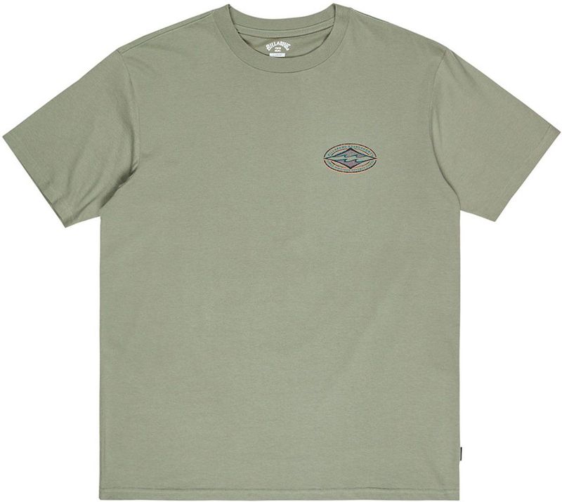 Billabong - Diamond Vision - T-shirt - Grey green - 100% Katoen