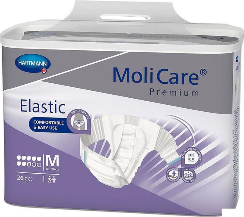MoliCare - Premium Elastic Slip - Incontinentiemateriaal - 8 drops - 26 stuks