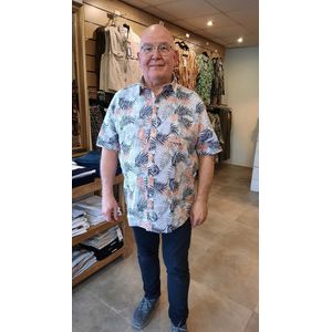 North 56 Overhemd Meerkleurig Maat 6XL Plussize