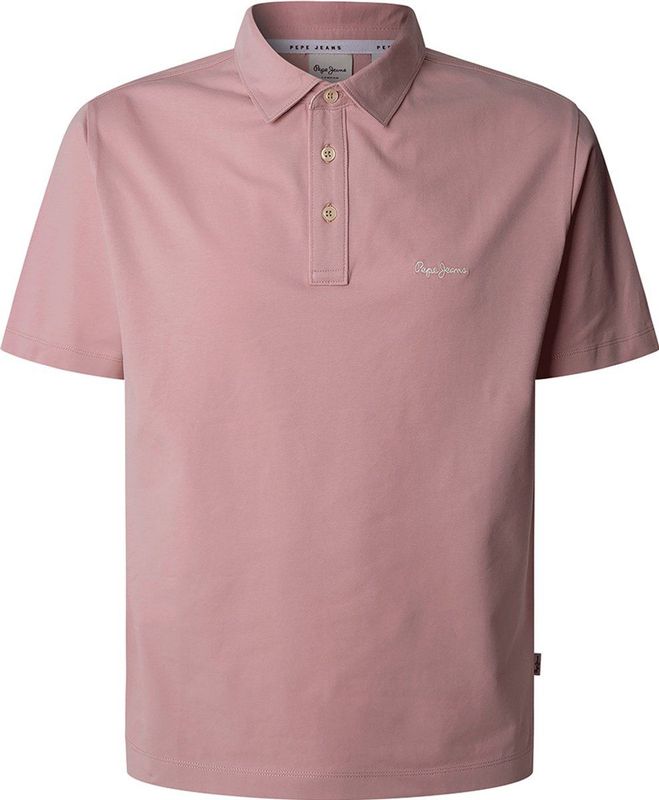 Pepe Jeans - New Harper - Poloshirt - Roze - Korte Mouwen