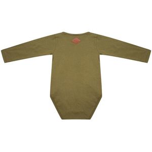 Little Indians Romper Olive - Rompertje - Groen - Baby - Unisex - Maat: 3-6 M