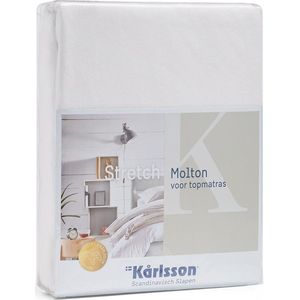 Karlsson Molton Kårlsson topper - 90/100 x 200/210/220 cm