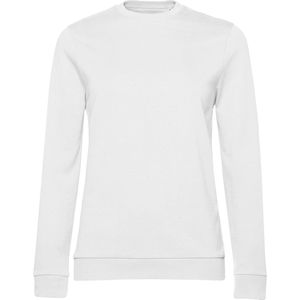 Sweater 'French Terry/Women' B&C Collectie maat L Wit