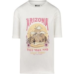 No Way Monday - Meisjes shirt - Offwhite - Maat 98