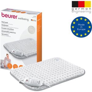Beurer HK 42 Supercosy Warmtekussen (bijzonder Zacht Oppervlak met 3 Temperatuurstanden Voor Rug en Nek)