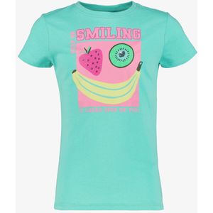 TwoDay meisjes T-shit met fruit blauw - Maat 170