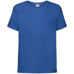 Fruit Of The Loom Kids Sofspun® T-shirt - Koningsblauw - 128 - 7/8 Jaar
