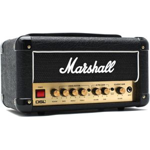 Marshall DSL1HR 2-Channel Valve Head 1W (Black) - Buizenversterker top voor elektrische gitaar