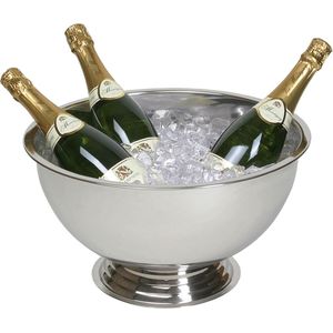 Drank & Champagnekoeler - Champagneschaal - Ijsemmer - Champagne Emmer - Champagne Bowl - RVS