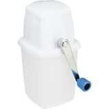 Relaxdays ijscrusher handmatig - kunststof - met hendel - ice crusher - baraccessoire