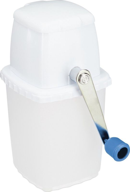 Relaxdays ijscrusher handmatig - kunststof - met hendel - ice crusher - baraccessoire