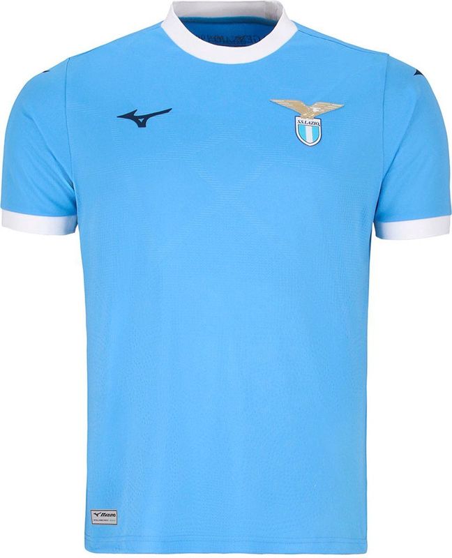Mizuno - S.S. Lazio 25/26 - Thuis T-shirt - Korte Mouwen