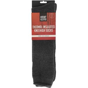 Heat Keeper Dames thermo kniekousen grijs - 36/41