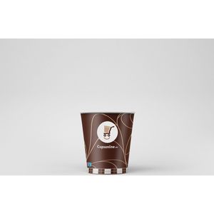 Espresso Beker - (120cc/4Oz) - koffie beker - dubbele shot - koffie - koffiebekertje - Espresso - karton bekers - Wegwerpbeker - Kantine beker