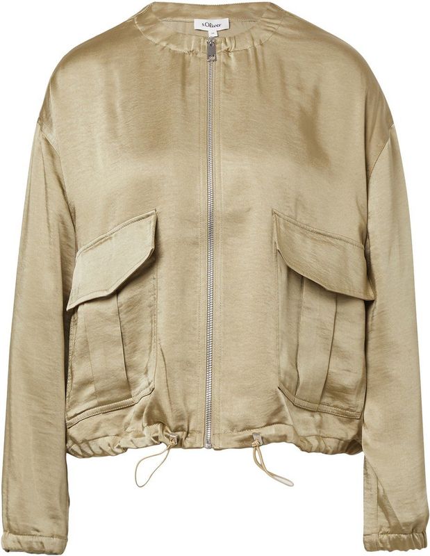 Binnenjas - Vrouwelijk - Hoogwaardig Satijn - Casual Normale Pasvorm